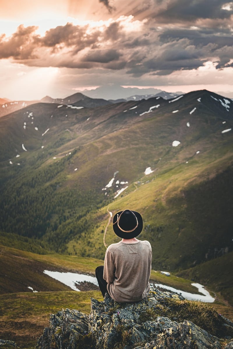 Hiking in the Mountains